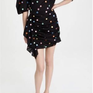 Rhode Pia Dress in Black Mirror